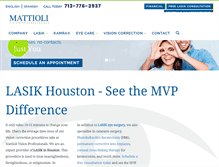 Tablet Screenshot of mvpeyes.com